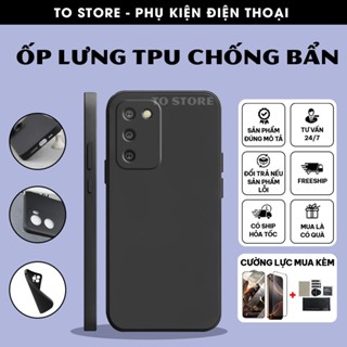  Ốp lưng Samsung A02 M02 A02S A03 A03S A03 Core TPU viền cạnh vuông bảo vệ camera | Vỏ điện thoại bảo vệ camera 