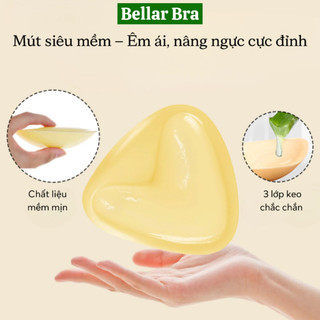Miếng Độn Ngực Có Keo Chống Rớt Siêu Nâng V1, Độn Ngực Tôn Dáng Xinh Cân Mọi Outfit Bellar Bra D--3008
