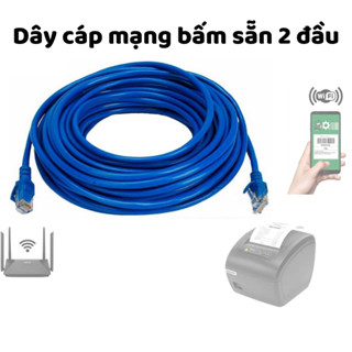  Dây cáp mạng kết nối máy in cổng LAN - tính theo mét bấm 2 đầu 