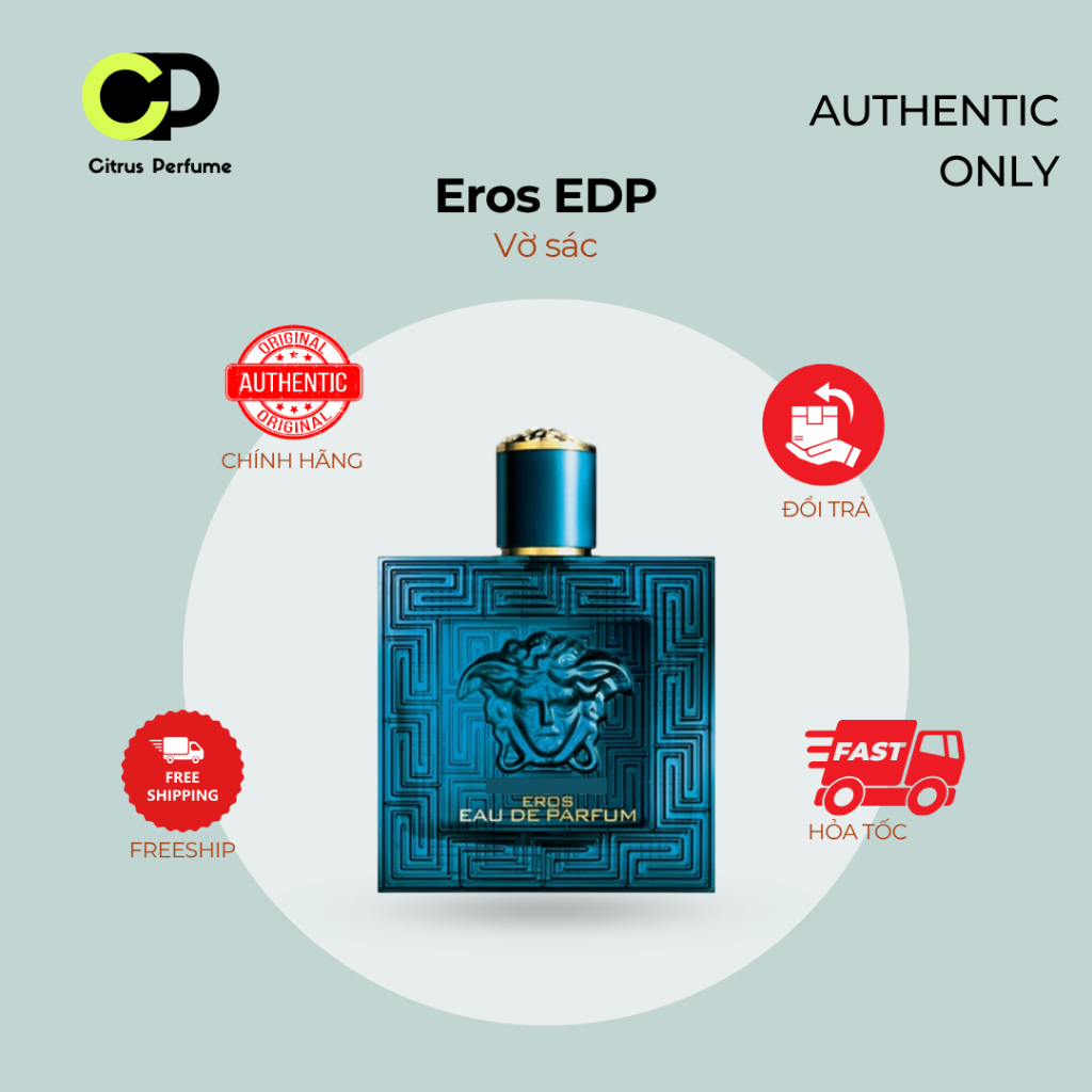 10ml Versace Eros EDP | Nước hoa nam | Citrus Perfume