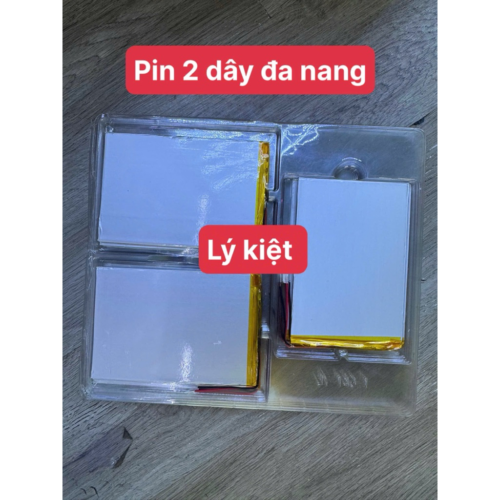 Pin Máy tính bảng 2 dây Masstel tab 10 WIFI 10cm x 8cm - 10cm x 14cm