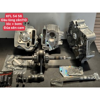  COMBO ĐẦU LÒNG WAVE ANPHA 100 S 100 RS RSX LÊN 54 56 DÊN LỚN 110 CHO WAVE S100 RS 100 RSX100  NHẬT  