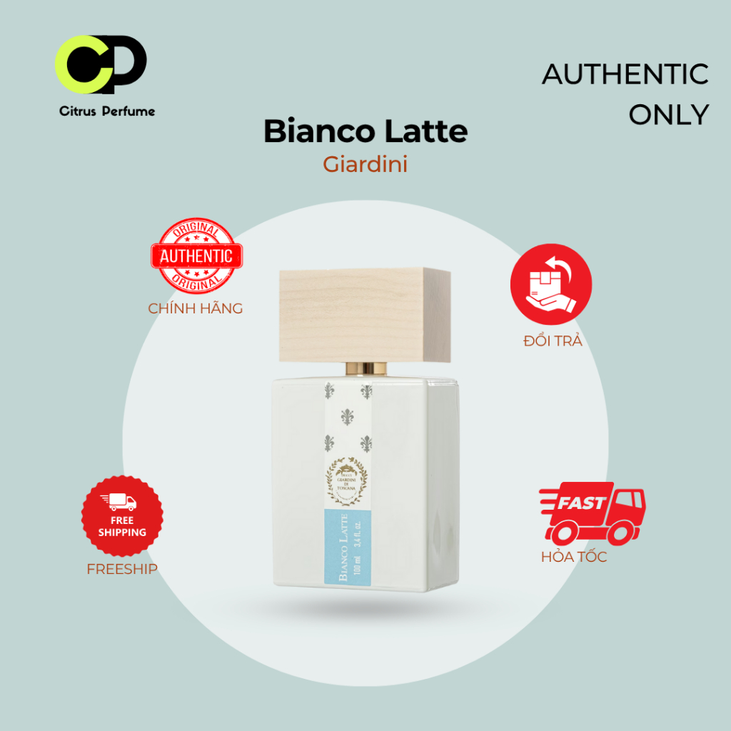 10ml Bianco Latte - Nước hoa Unisex | Citrus Perfume