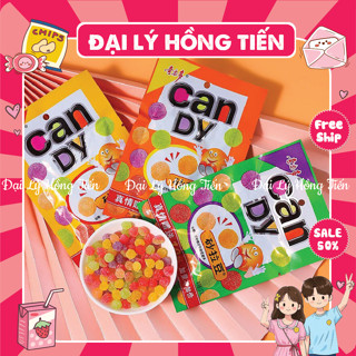 [COMBO 5 GÓI] Kẹo Candy Trái Cây Vị Tuổi Thơ, Kẹo Trái Cây, Đồ Ăn Vặt Cổng Trường ( gói 18gr)