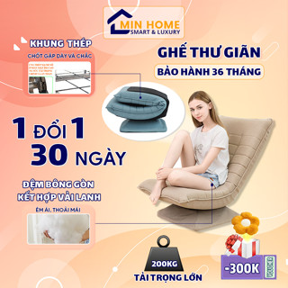 [Siêu Hót] Ghế mặt trăng tựa lưng đọc sách, ghế lười thư giãn đệm êm , ghế xoay 360 độ khung sắt