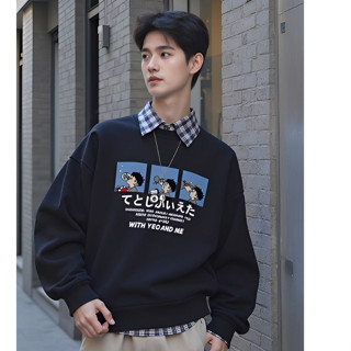 Áo Sweater Nỉ unisex Cổ Tròn Form Rộng 45kg-70kg Thời Trang Thu Đông Nhiều Màu - VATI