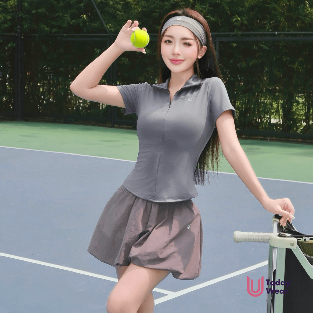 [XẢ HÀNG GIÁ SỐC] Chân váy ngắn bí ngô Bubble Skirt dáng xoè 2 lớp có bảo hộ chơi thể thao cầu lông tennis pickleball | BigBuy360 - bigbuy360.vn