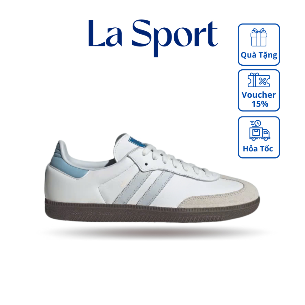 Giày Sneaker La Sport OG White Blue Giày Thể Thao Nam Nữ Trắng Xanh Dương Baby Giày Full Box Bill