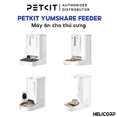 [Camera AI] Máy Cho Chó Mèo Ăn Tự Động PETKIT YUMSHARE Smart Feeder with Camera BH 18 tháng