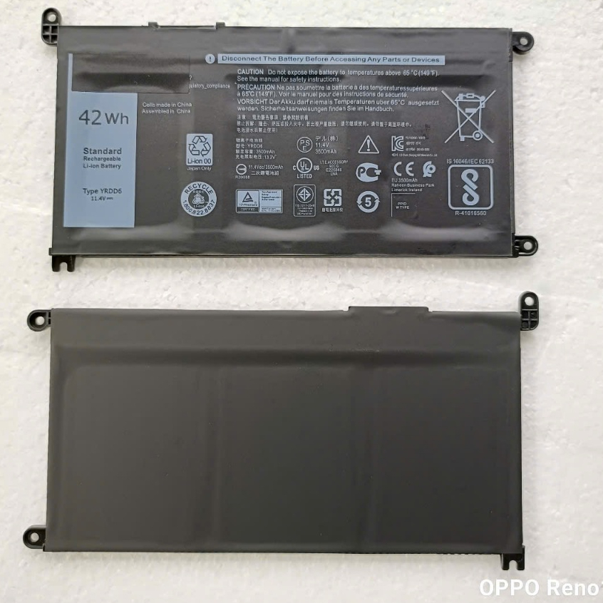 Pin dell Inspiron 14 15 3000 5000 2 in 1, Vostro 5490 5590, Latitude YRDD6 42Wh 0YRDD6 0VM732 01VX1H