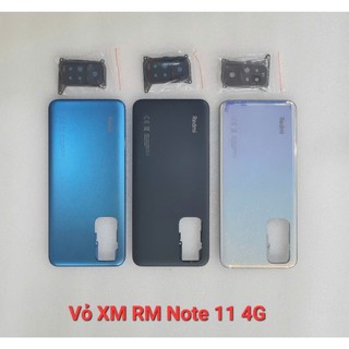 Bộ vỏ Xiaomi Redmi Note 11 4G (gồm vỏ, lưng, xương, phím bấm, kính cam, khe sim)