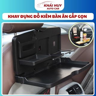   Khay Đựng Đồ Kiêm Bàn Ăn Gấp Gọn Sau Ghế Xe Hơi Đa Năng – Thiết Kế Tiện Lợi Gọn Nhẹ KHAIHUYAUTOCAR  