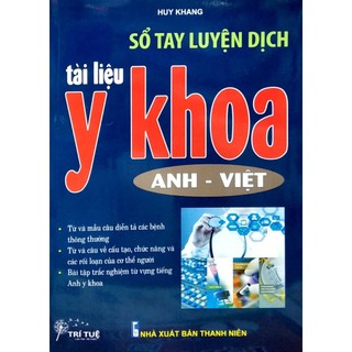 Sách - Sổ Tay Luyện Dịch Tài Liệu Y Khoa (Anh - Việt)
