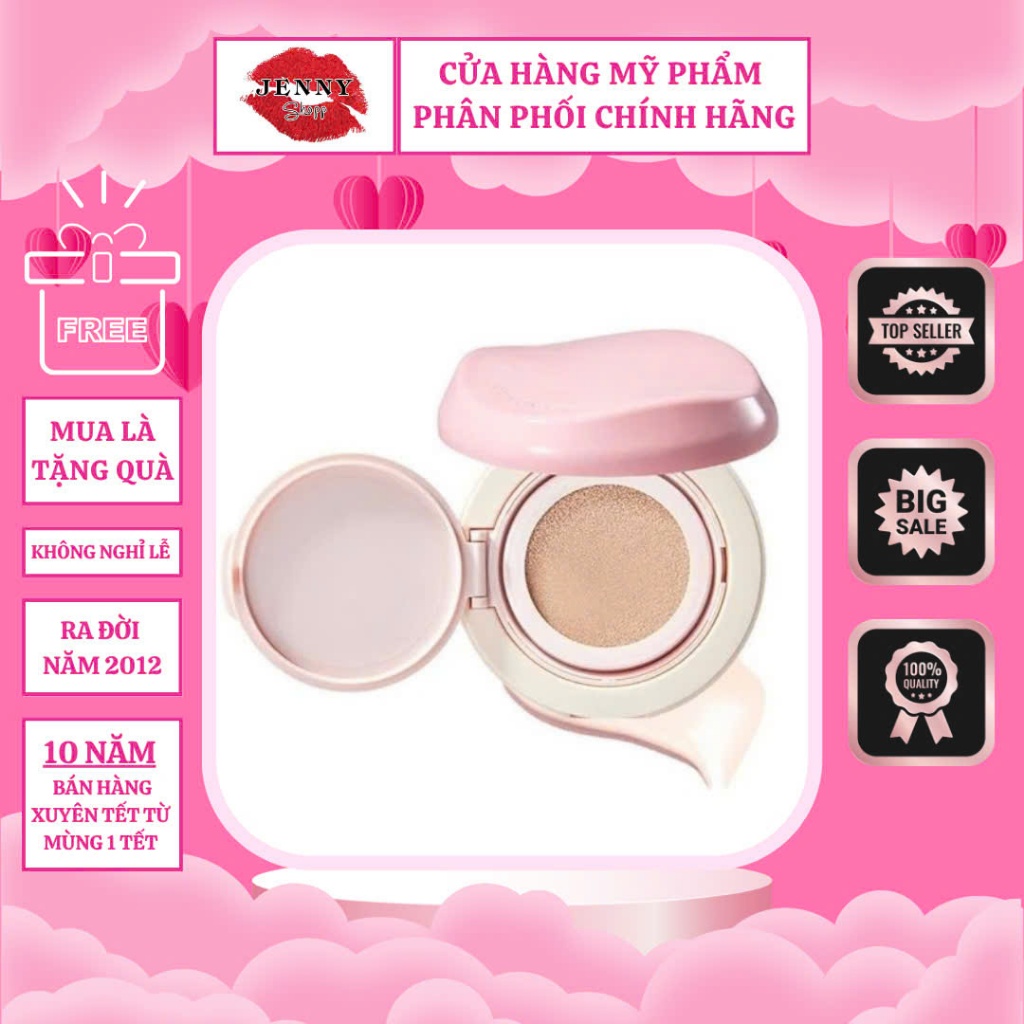 Phấn nước Judydoll Fresh Matte Cushion, phấn nước Judydoll che phủ mỏng nhẹ kiềm dầu tốt