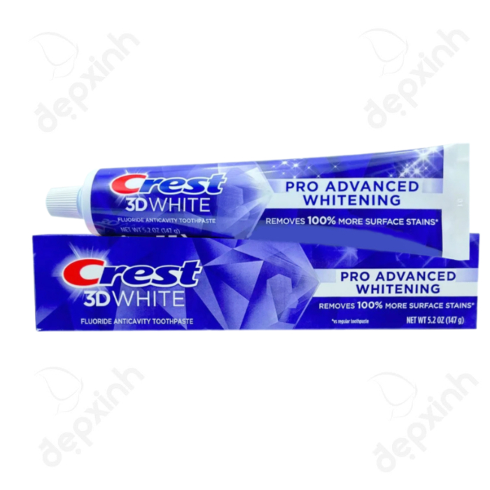 Kem đánh răng Crest 3D White Aavanced Triple Whitening