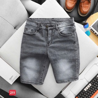 Quần short jean nam MURADFASHION, quần lửng nam chất jean co giãn SJNA211