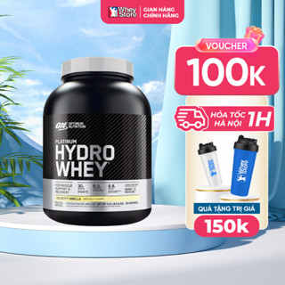 Sữa Tăng Cơ Bắp Hấp Thụ Nhanh Optimum Nutrition Platinum Hydro Whey 3.5lbs 1.59kg Chính Hãng