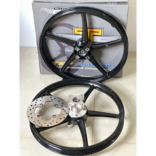 Mâm 5 cây đóng cùi bản mâm 1.6-1.6 và  1.4-1.4 exciter 150 và 155 ( tặng kèm đĩa thắng sau)