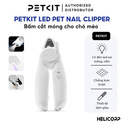 Kìm Bấm, Kéo Bấm Cắt Móng Cho Mèo Chó Petkit LED Pet Nail Clipper