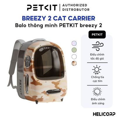 Balo Phi Hành Gia Cho Mèo Petkit Breezy Dome 2 new 2026 - HeLiCorp
