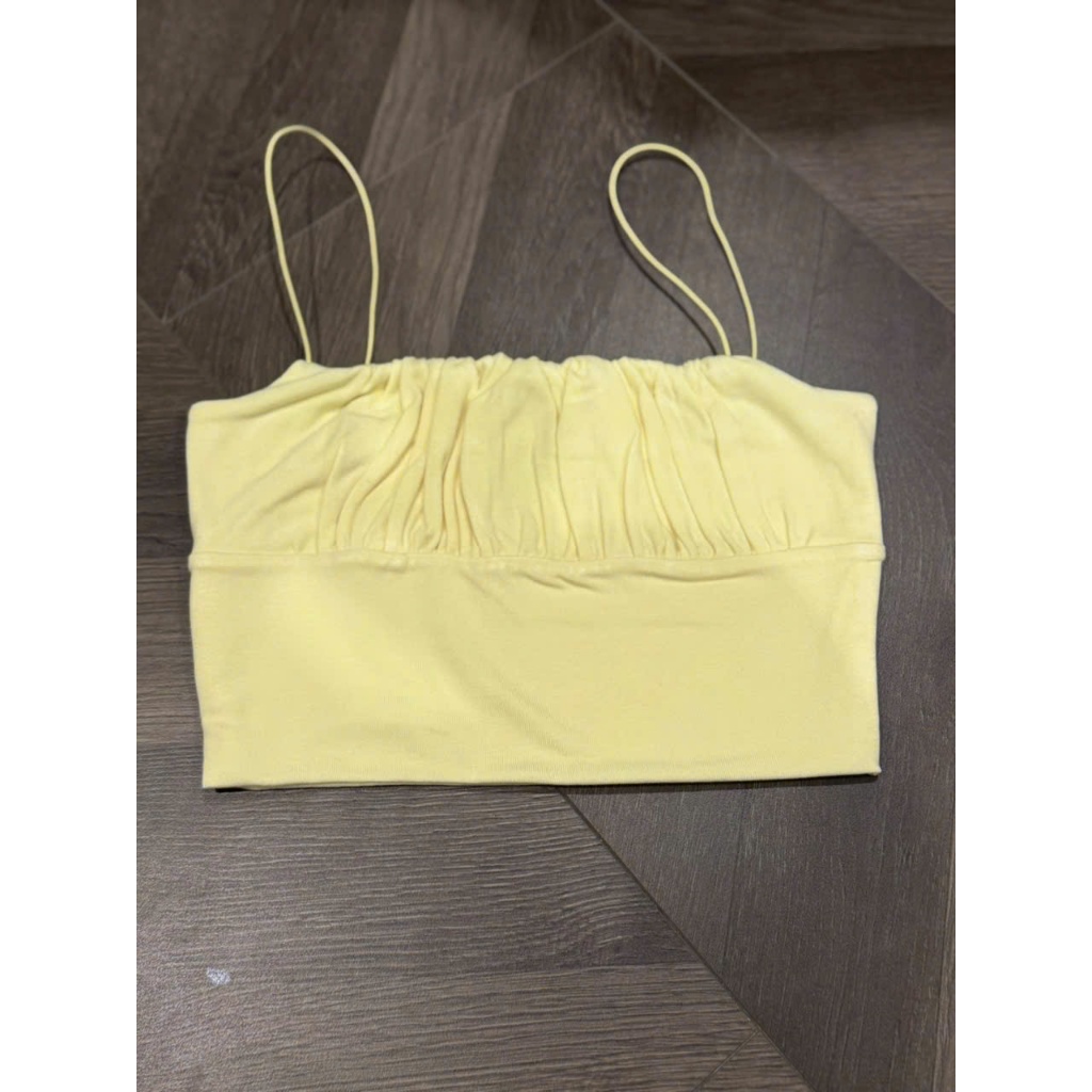 Xưởng may Tí Nị - Áo 2 dây sợi bún nhún tôn V1 vải thun rip Trung co giãn giữ form mềm mịn mát_A11 | BigBuy360 - bigbuy360.vn