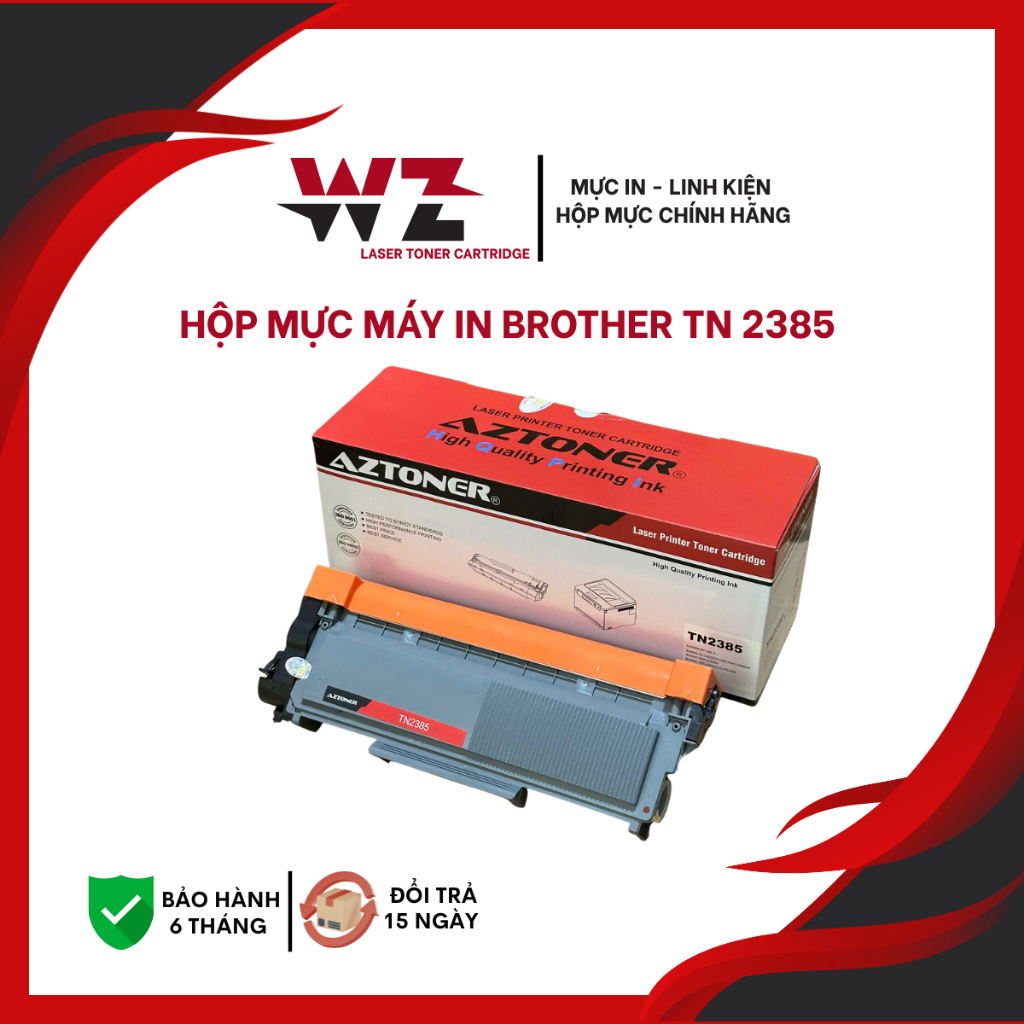 Hộp mực TN2385 cho máy in Brother HL 2321D / 2361DN / 2366DW / 2360D / L2520D / L2701D...