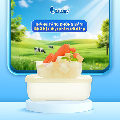 [HÀNG TẶNG KHÔNG BÁN] Bộ 2 hộp thực phẩm trữ đông inochi