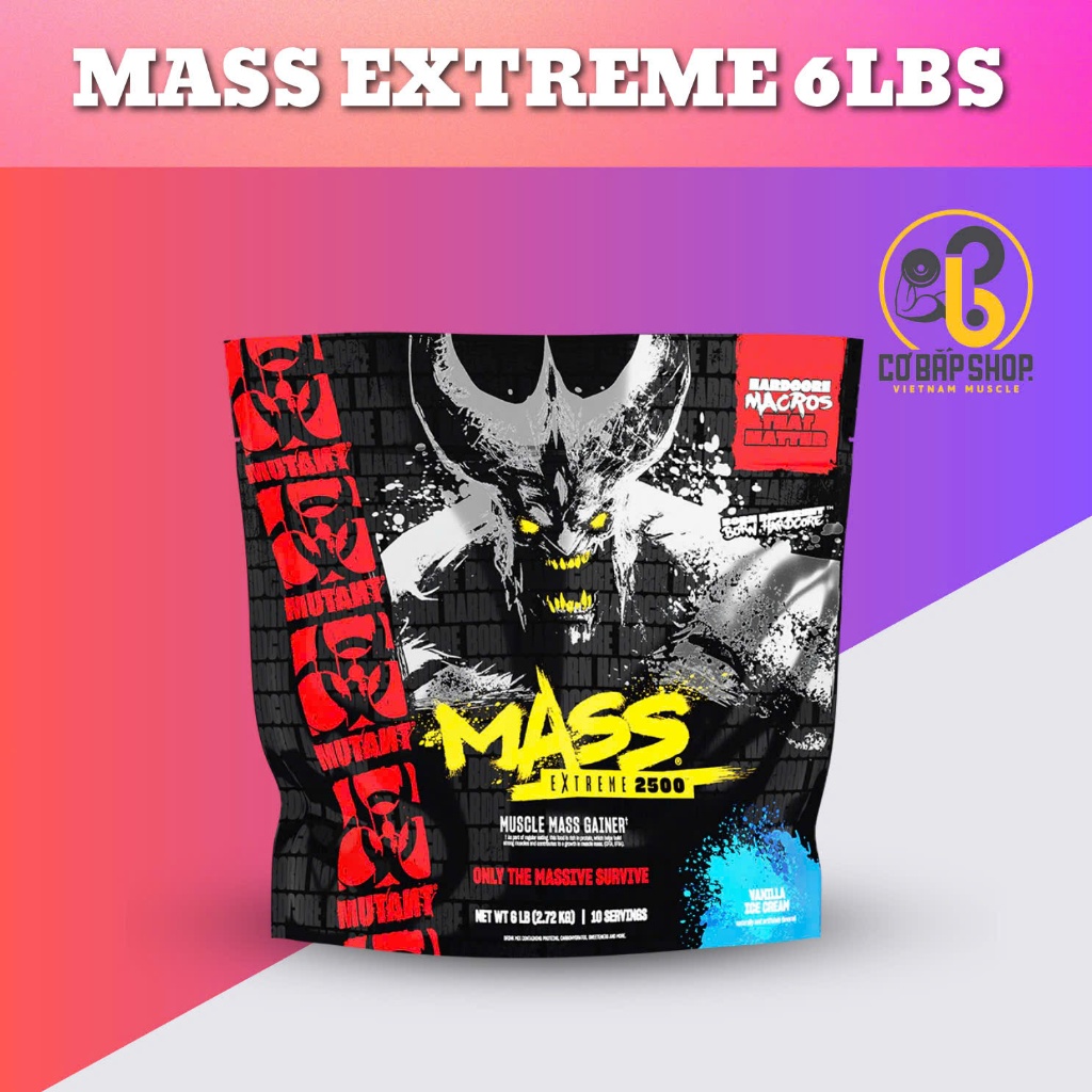 Bột Mass Mutant Extreme - Bổ sung cung cấp năng lượng - Hãng Mutant