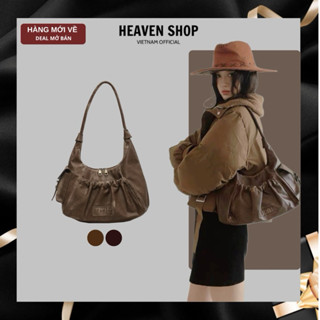 [MKMX] Túi Xách Nữ Đeo Vai & BAG Wax Vintage Mera - HEAVEN SHOP