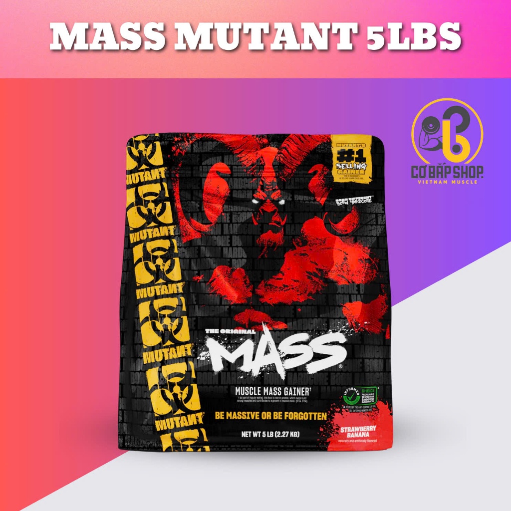 Bột Mass Mutant - Cung Cấp Dinh Dưỡng - Made in Canada
