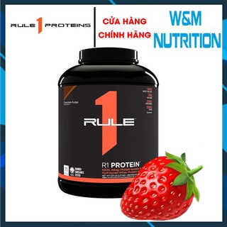 SỮA TĂNG CƠ RULE 1 PROTEIN 5LBS STRAWBERRY - Whey Protein ISOLATE & HYDROLYZED WHEY