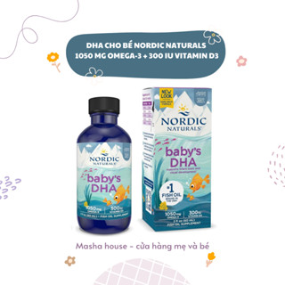  BABY DHA NORDIC NATURALS 1050 MG OMEGA-3 + 300 IU VITAMIN D3 60ML 