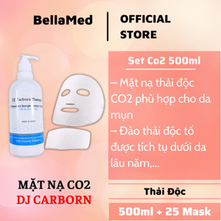 Mặt nạ thải độc Co2 DJ carbon Set 500ml + 25 mask