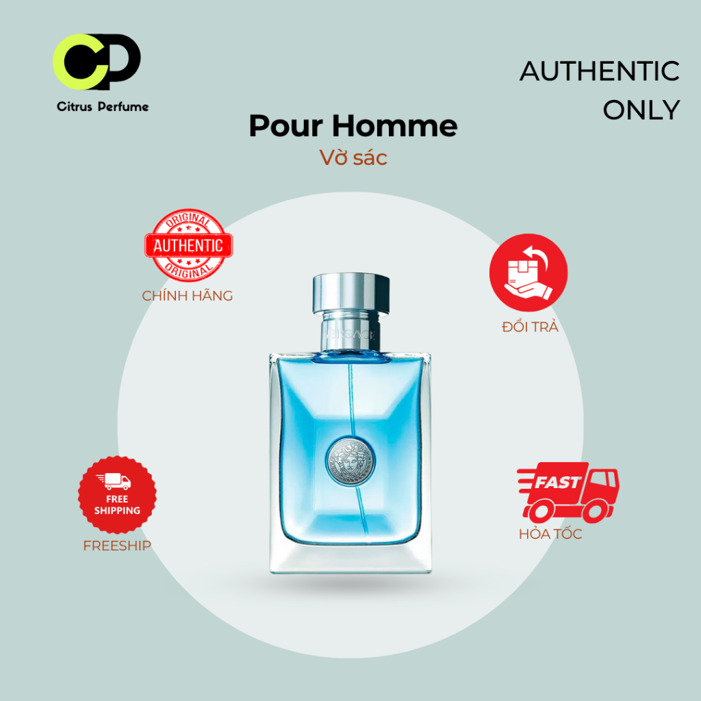 10ml Versace - Pour Homme | Nước hoa nam | Citrus Perfume