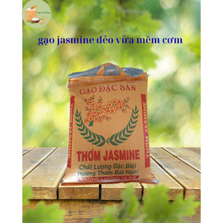  10kg gạo thơm jasmine dẻo vừa mềm cơm 