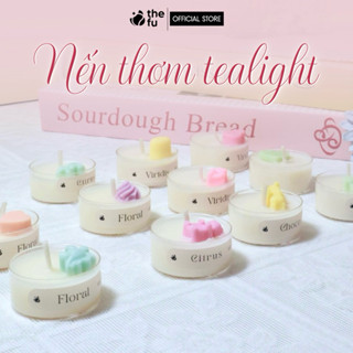  Nến Thơm Tealight Thefu Tinh Dầu Phối Hương Mùi Nhẹ Nhàng Thư Giãn Tiết Kiệm 12G Phù Hợp Góc Nhỏ 