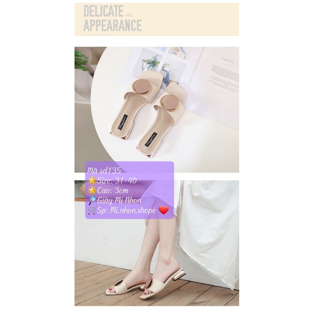 sd135 Dép hè size nhỏ cho chân tấm chân bé hàng QC 31 32 33 ( Hàng QC-Đợi od 15-20 ngày)