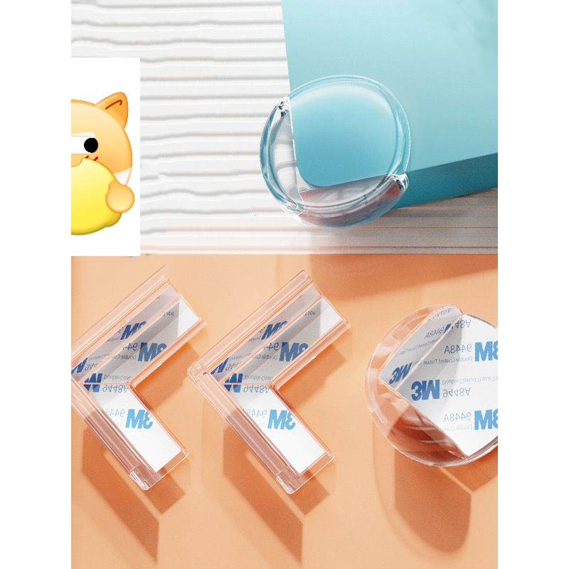 Miếng Silicon Bọc Cạnh Bàn, Bịt Che Góc Nhọn Trong Suốt, Tránh Va Đập Cho Bé, Bịt Góc Bàn-MCKES