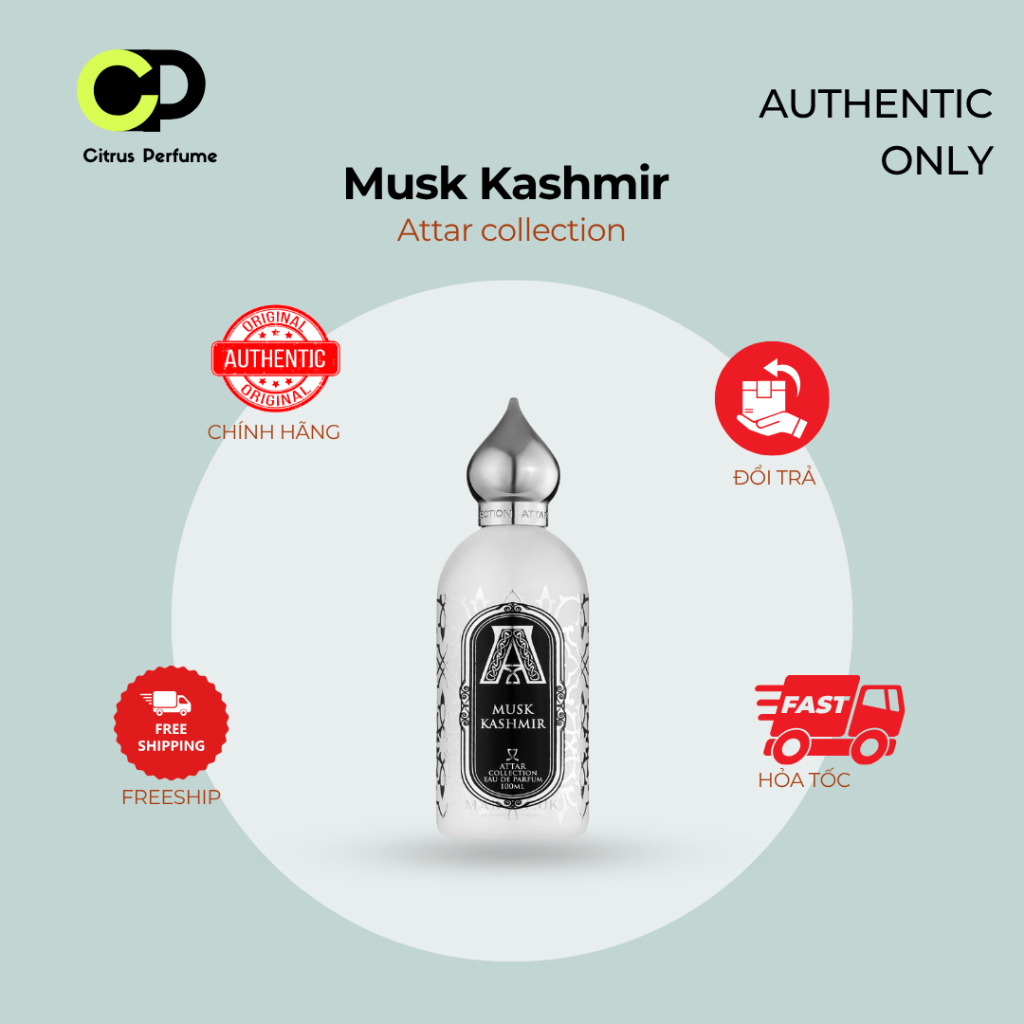 10ml Musk Kashmir | Nước hoa Unisex | Citrus Perfume