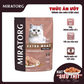  HẠT MIRATORG cho mèo túi 400gram dòng hạt cao cấp của Nga 