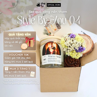  Nến thơm thư giãn Thefu Cao Cấp Quà Tặng Sinh Nhật Mùi Warm Heart Hương Thơm Sang Trọng Tinh Tế 120G 