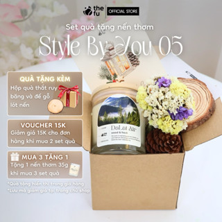  Nến thơm thư giãn Thefu Cao Cấp Quà Tặng Sinh Nhật Mùi Dalat Air Hương Thơm Sang Trọng Tinh Tế 120G 