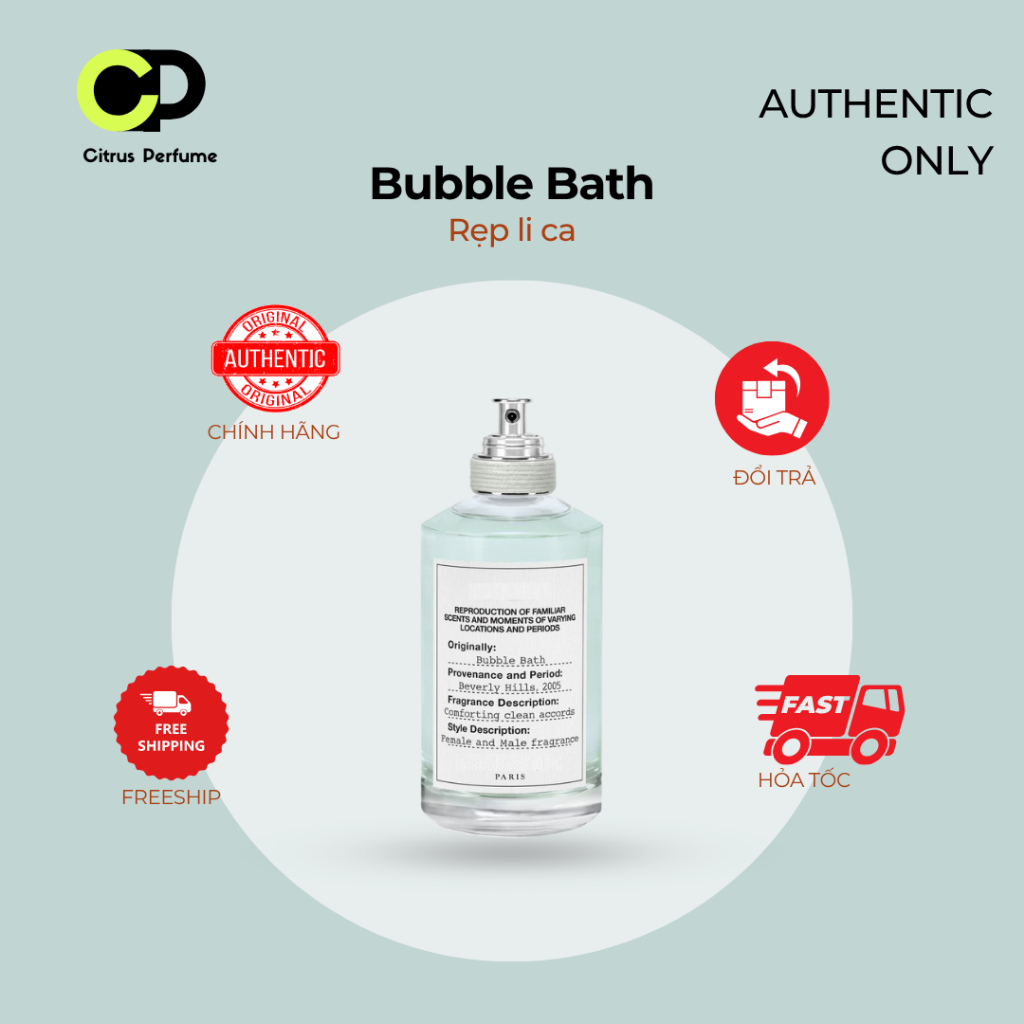 10ml RepBubble bath| Nước hoa Unisex | Citrus Perfume