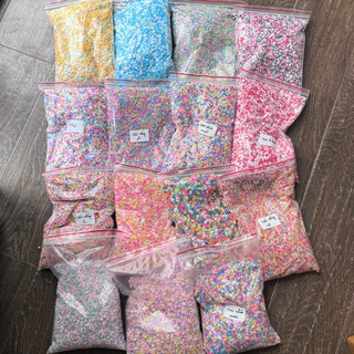 Cốm nhựa trang trí nến ,handmade, resin 20g