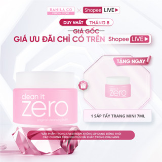 [LIVE] Sáp tẩy trang Banila Co C​l​e​a​n It Z​e​r​o Original C​l​e​a​n​s​i​n​g B​a​l​m mọi da