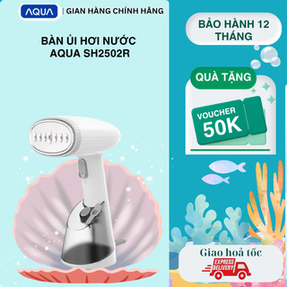 Bàn ủi hơi nước cầm tay Aqua SH2502R 250ml nút phun tự động, ủi đứng và treo - Bảo hành 12 tháng