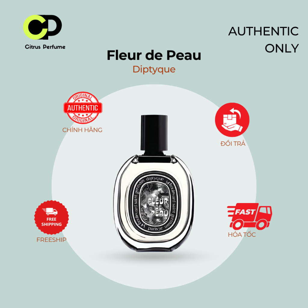 10ml Diptyque Fleur de Peau - Nước hoa Unisex