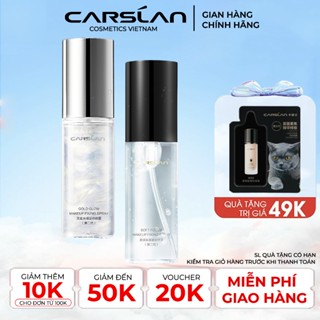 Xịt khoá nền trang điểm CARSLAN lâu trôi chống nước cố định makeup và kiểm soát dầu trên da 50ml