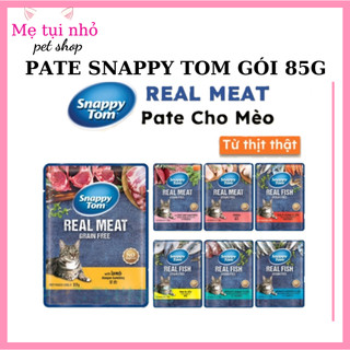 [COMBO 12 GÓI] Pate Snappy Tom thịt cá túi 85G