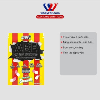 Bột tăng lực Applied Nutrition ABE pre workout gói sample dùng 1 lần
